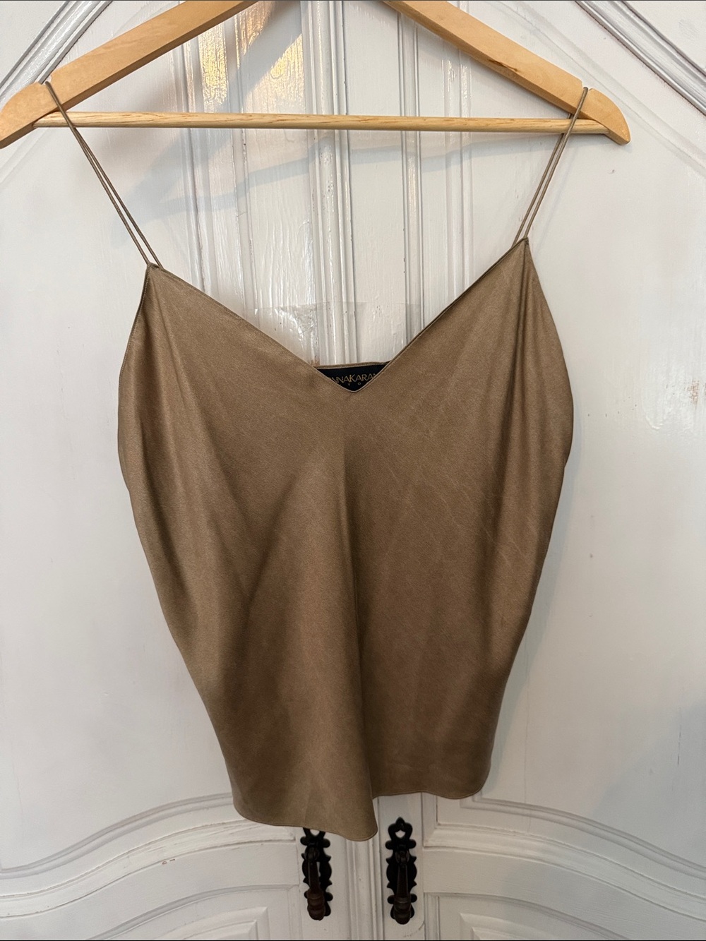 Donna Karan 100% Silk Petite Camisole Capsule Minimalist Quiet Luxury 90's Y2K